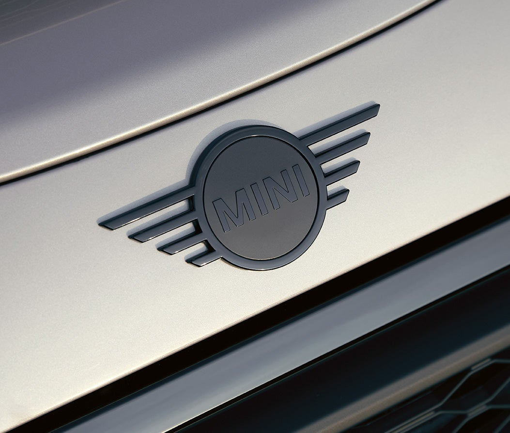 Un primer plano de las aletas del MINI Piano Black.